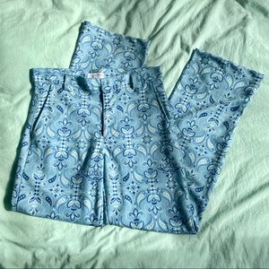 Omighty Blue Paisley Pants